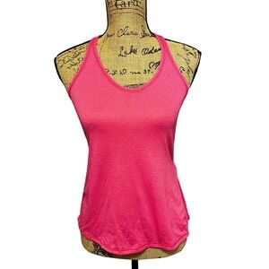 Lululemon Hot Pink Size 6 Racerback Tank Top Athletic‎ Workout Side Slit